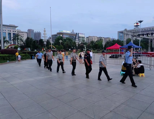 警保協作共護平安郴州 ——郴州市保安服務有限公司積極參加社會巡防巡邏